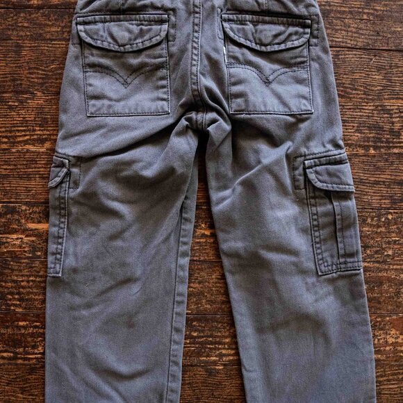 Slate Grey Carpenter Pants: 4T - Picture 2 of 6
